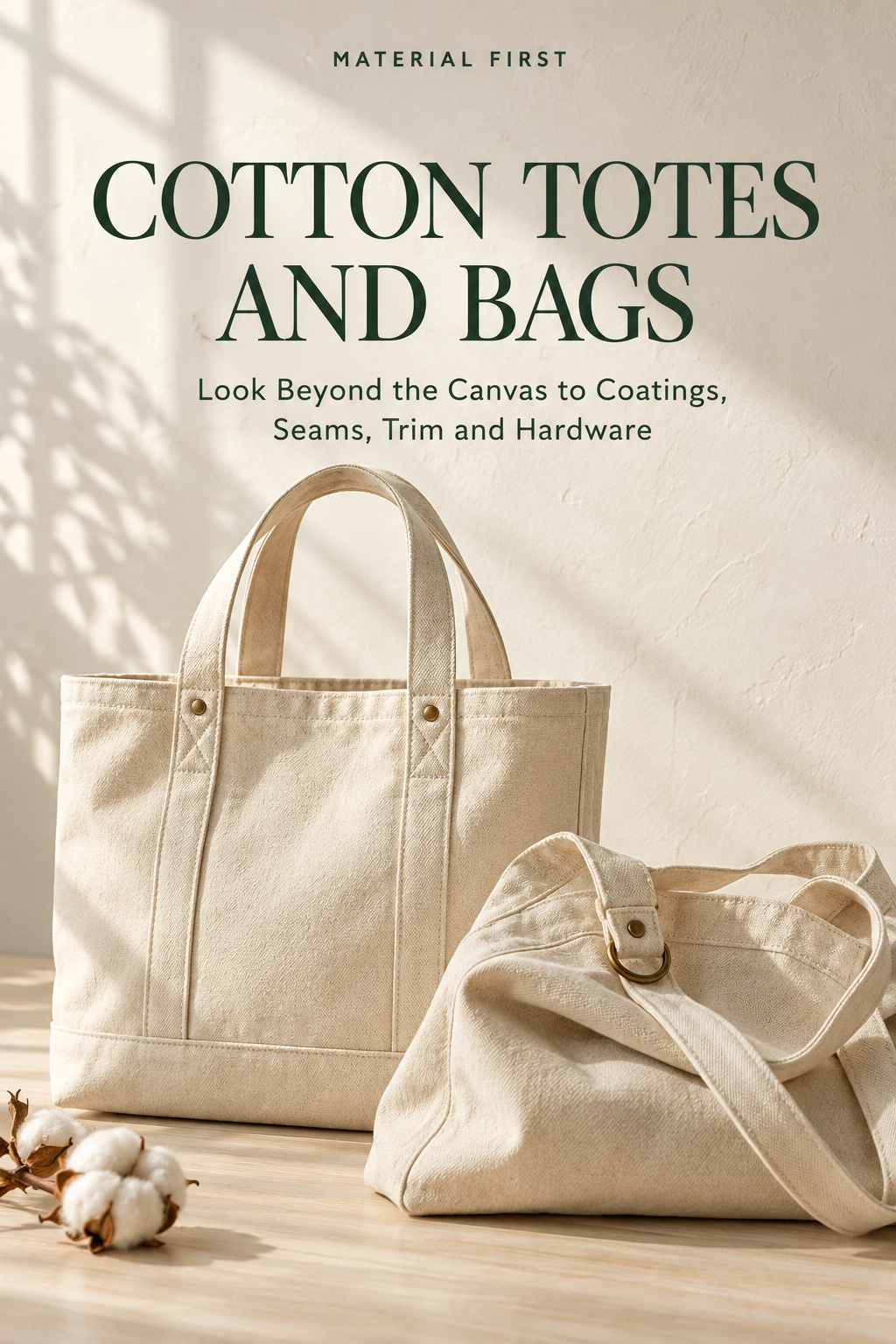 Cotton Totes and Bags guide cover