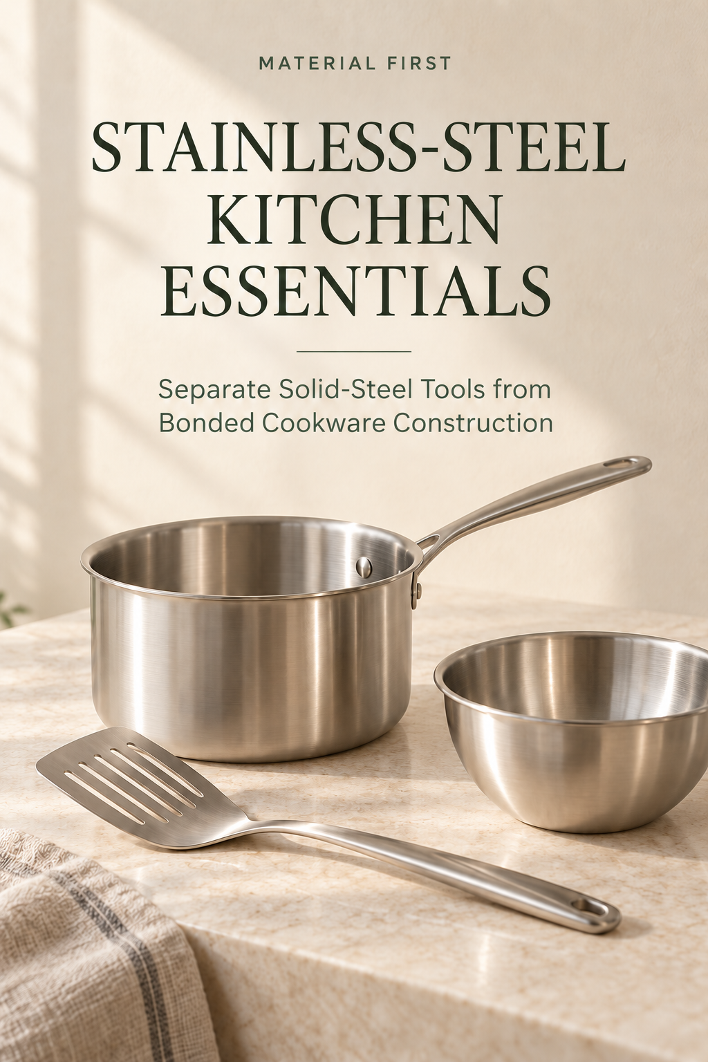 Stainless-Steel Kitchen Essentials guide cover